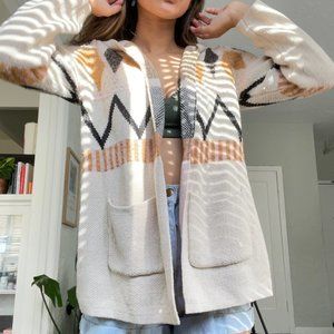 Boho Cardigan Flattering Cut with pockets Sz. S
